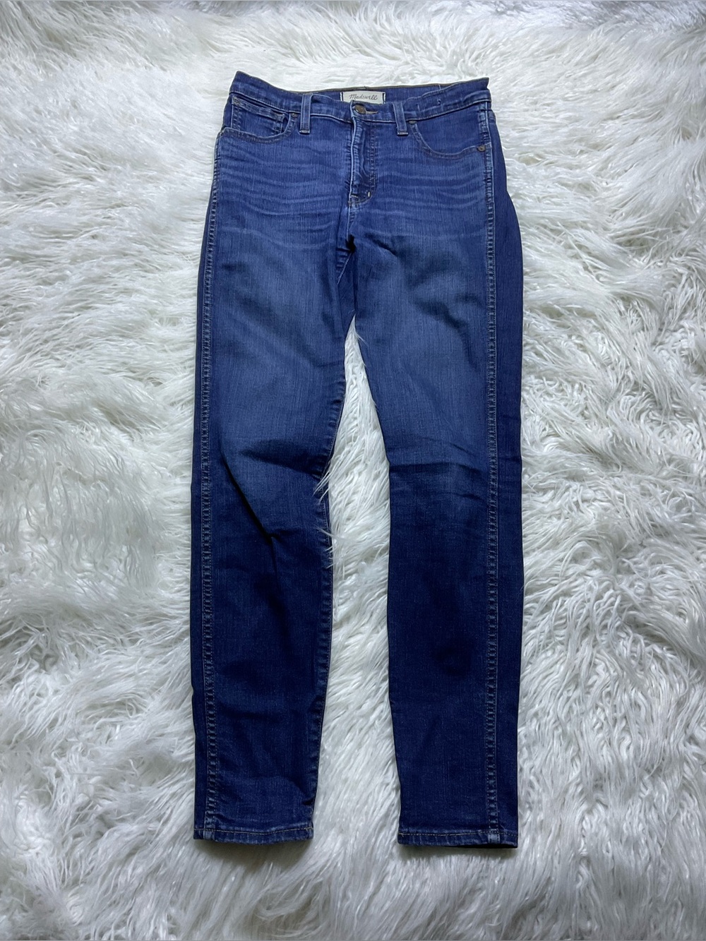 Madewell 10" High-Rise Skinny Jeans in Hayes Wash